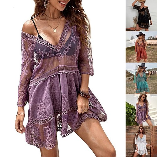 Damen bikini cover - cover, up