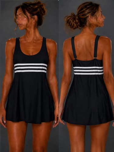 Badeanzug kleid mit - badeanzug-kleid,