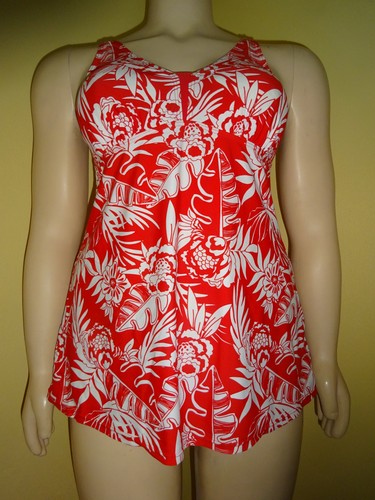 Langes tankini oberteil - langes, tankini-oberteil